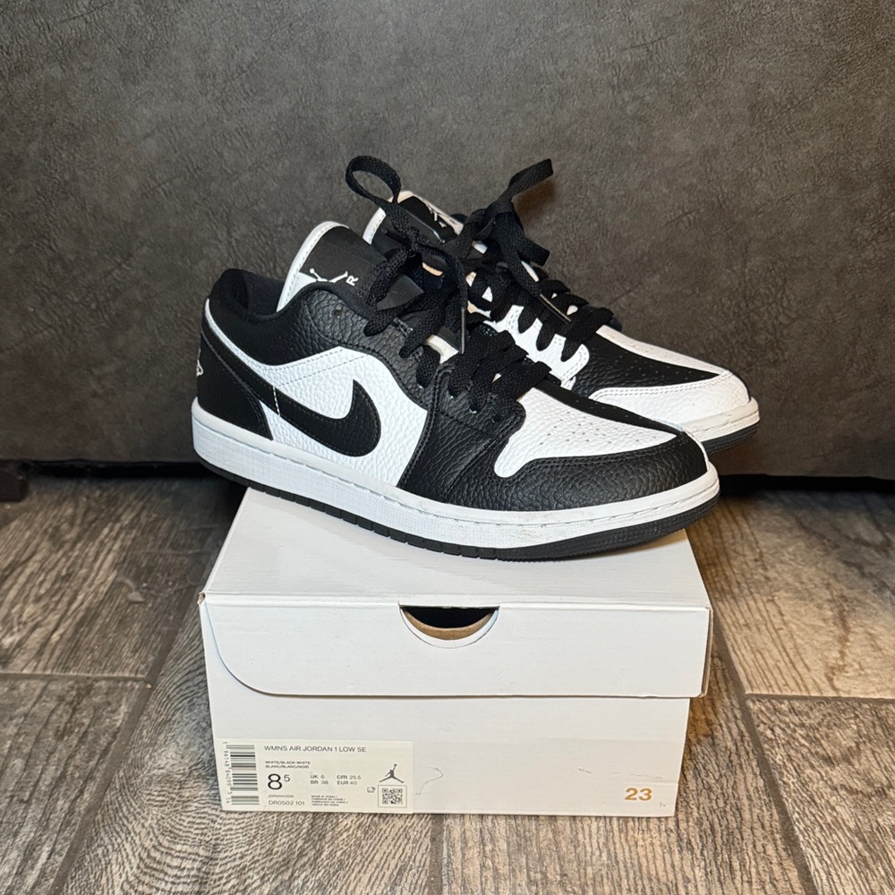 Nike Air Jordan Low Men's Sneakers in Black and White